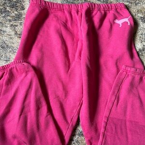Vintage Y2K Victorias Secret Pink sweatpants Large Pink HTF